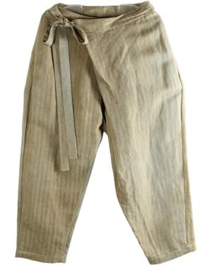 Uma Wang Paetyn Drawstring Casual Pants - Green
