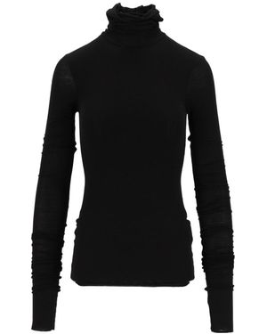 Al Duca d'Aosta Long-Sleeved Turtleneck - Black