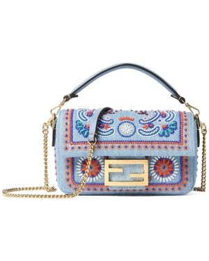 Fendi Baguette Mini - Blue