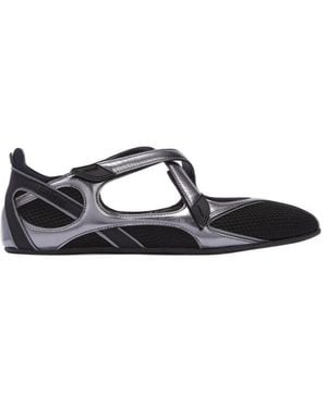 The Attico The Floor 01 Ballerina Flats - Black