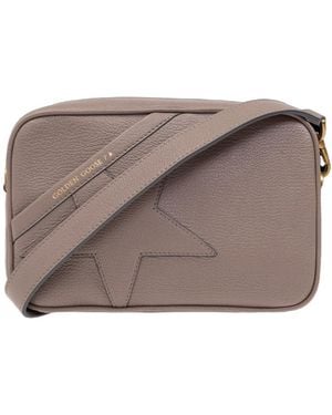 Golden Goose Star Patch Small Crossbody Bag - Brown