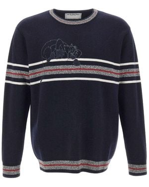 Iceberg Striped Sylvester Knitted Sweater - Blue