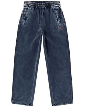 DIESEL P-Apyri Wide-Leg Trousers - Blue