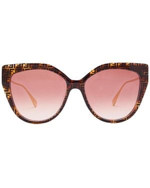 Fendi Logo Sunglasses - Pink