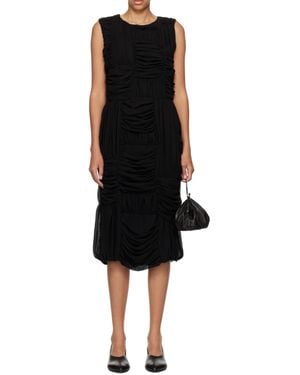 Comme des Garçons Pulled Round Neck Dress - Black