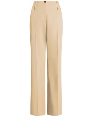 Patou Belt-Loops Pants - Natural