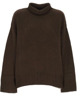 Barbour Long-Sleeved Sweater - Brown