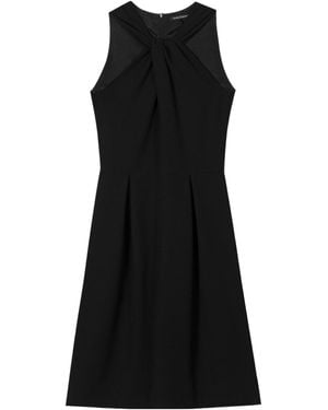 Luisa Cerano Knot Mini Dress - Black