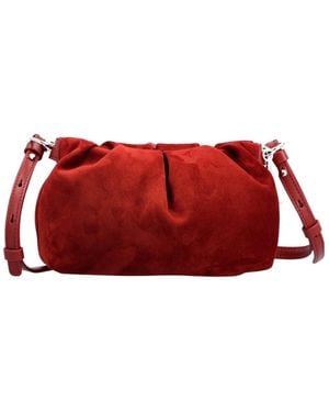 Christian Louboutin Ruched Shoulder Bag - Red