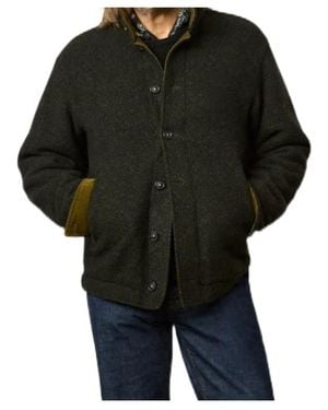 Massimo Alba Long-Sleeved Button-Down Jacket - Black