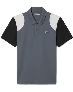 Lacoste Ultra Dry Colour-Block Sport Polo Shirt - Black