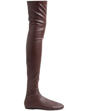 Proenza Schouler Tee Over-The-Knee Boots - Brown