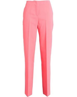 MAX&Co. Solid-Colored Pleated Pants - Pink