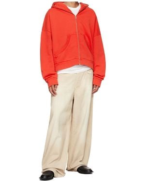 Entire studios Zip-Up Hoodie - Red