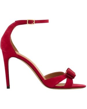 Ferragamo Vara Bow Sandal - Red