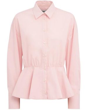 MSGM Cotton Poplin Shirt - Pink