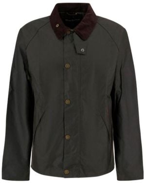 Barbour Button-Up Jacket - Black
