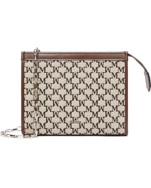 Max Mara Cotton Jacquard Extra Small Pouch - White