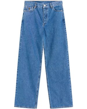 By Malene Birger Five-Pocket Cotton Jeans - Blue
