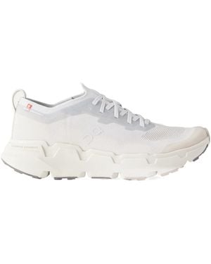 On Shoes Rubber-Trimmed Stretch Recycled-Knit Sneakers - White