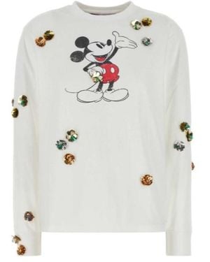 Coperni X Disney Mickey Embellished T-Shirt - White
