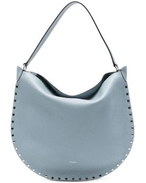 Isabel Marant Logo Shoulder Bag - Blue