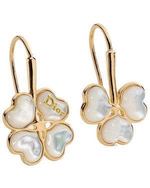 Dior Sparkling Clover Earrings - Metallic
