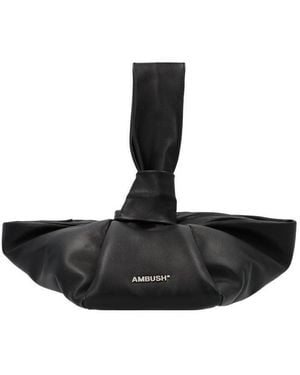 Ambush Twist Top Handle Bag - Black