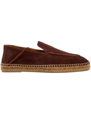 Tom Ford Suede Espadrille Loafers - Brown