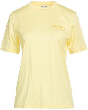 Burberry Basic Solid Colour T-Shirt - Yellow
