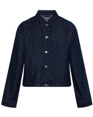 Samsøe & Samsøe Long Sleeve Denim Jacket - Blue