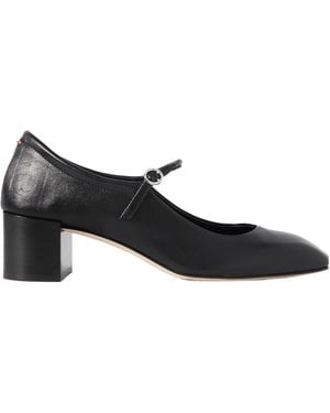 Aeyde Aline 45Mm Leather Court Shoes - Black