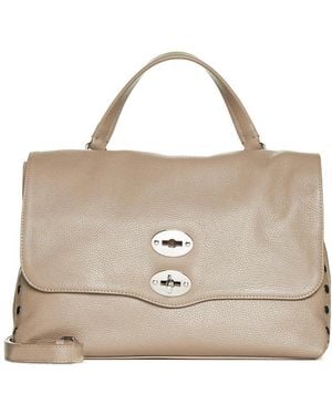 Zanellato Postina Daily Twist-Lock Medium Tote Bag - Natural
