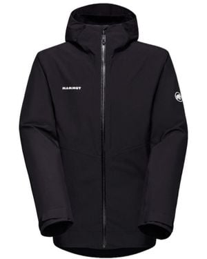 Mammut Logo-Print Hooded Jacket - Blue
