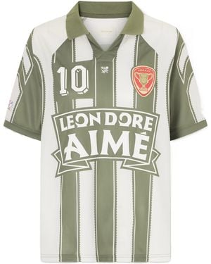 Aimé Leon Dore Logo-Appliquéd Striped Jersey T-Shirt - Multicolor