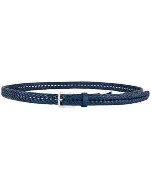 Tom Ford Braided Leather Belt - Blue