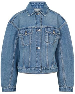 Jacquemus Jacquard Denim Jacket - Blue