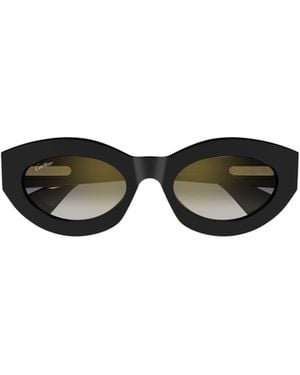 Cartier Cat Eye Frame Sunglasses - Multicolour