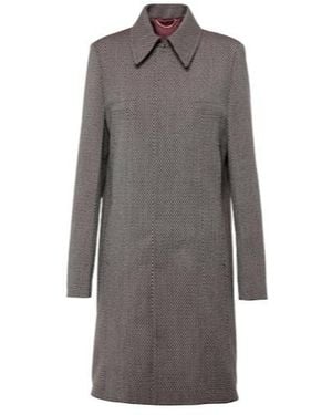 Victoria Beckham Tailored Virgin Wool Coat - Grey
