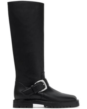 Maison Margiela Tabi Country Knee-High Boots - Black