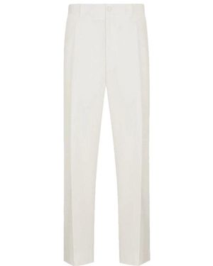Dior Homme Straight Leg Chino Pants - White