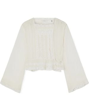 Doen Lightweight Silk Shirt - White