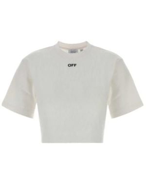 Off-White c/o Virgil Abloh Crew-Neck T-Shirt - White
