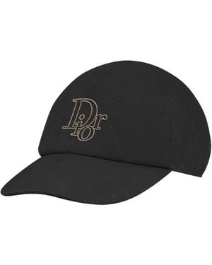 Dior Cap With Centered Oblique - Black