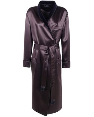 Tom Ford Long-Sleeved Dress - Purple