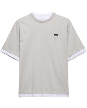 Prada Cotton T-Shirt - White
