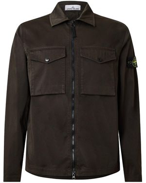 Stone Island Simple Shirt - Black