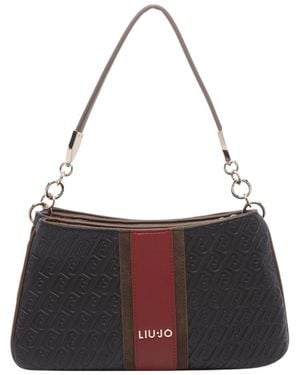 Liu Jo Zippered Shoulder Bag - Black