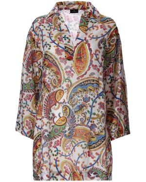 Etro V-Neck Printed Tunic - Multicolour