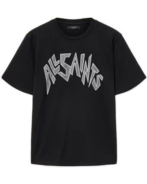 AllSaints Zinc Boyfriend T-Shirt - Black